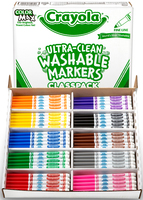 Crayola 200 Washable Markers Fine Tip